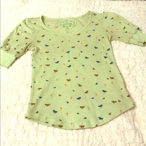 Delia’s Green (Mid Sleeve) Bird Shirt